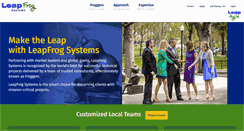 Desktop Screenshot of leapfrogsystems.com