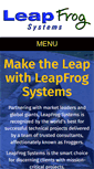 Mobile Screenshot of leapfrogsystems.com